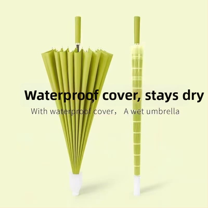 Ανδρική ομπρέλα γκολφ με 24 ράβδες, μακρύ χέρι, αυτόματη λειτουργία ανοίγματος, αδιάβροχο ύφασμα 190t, δυνατότητα εκτύπωσης λογότυπου