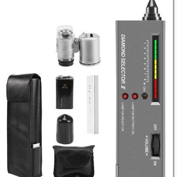 Gyémánt teszt toll; gyémánt hővezető mérő; gyémánt azonosító eszköz; modell 168; tömeg 0.158