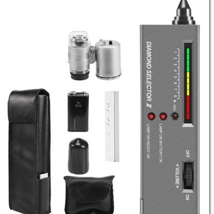 Gyémánt teszt toll; gyémánt hővezető mérő; gyémánt azonosító eszköz; modell 168; tömeg 0.158