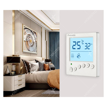 Inteligentni termostat s LED LCD zaslonom za električno podno grijanje, ploča za podešavanje temperature i prekidač