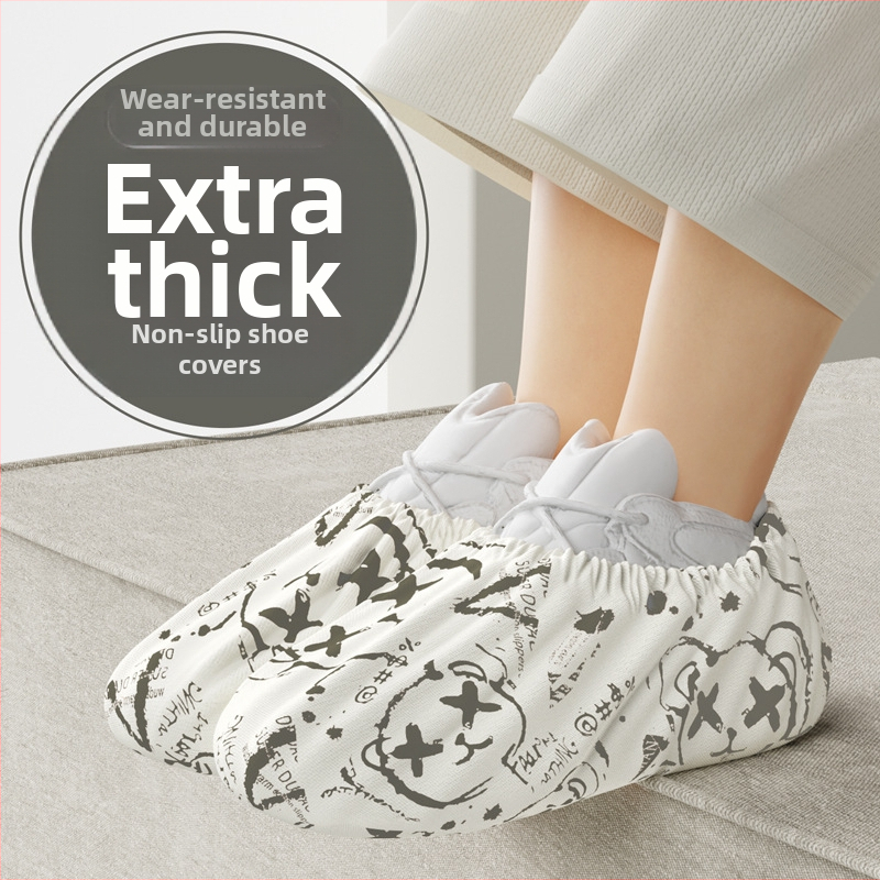 Návlek na topánky, zosilnený a odolný voči opotrebeniu, z netkaného materiálu, určený pre vnútorné použitie v čistých priestoroch, opakovane použiteľný