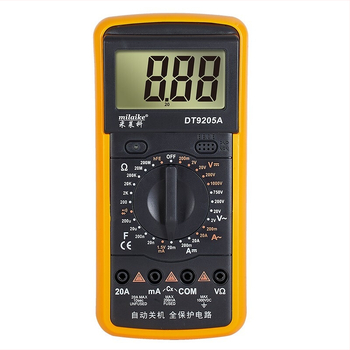 MILAIKE DT9205A Vysoko presný Inteligentný Digitálny Multimeter S Automatickým Vypínaním