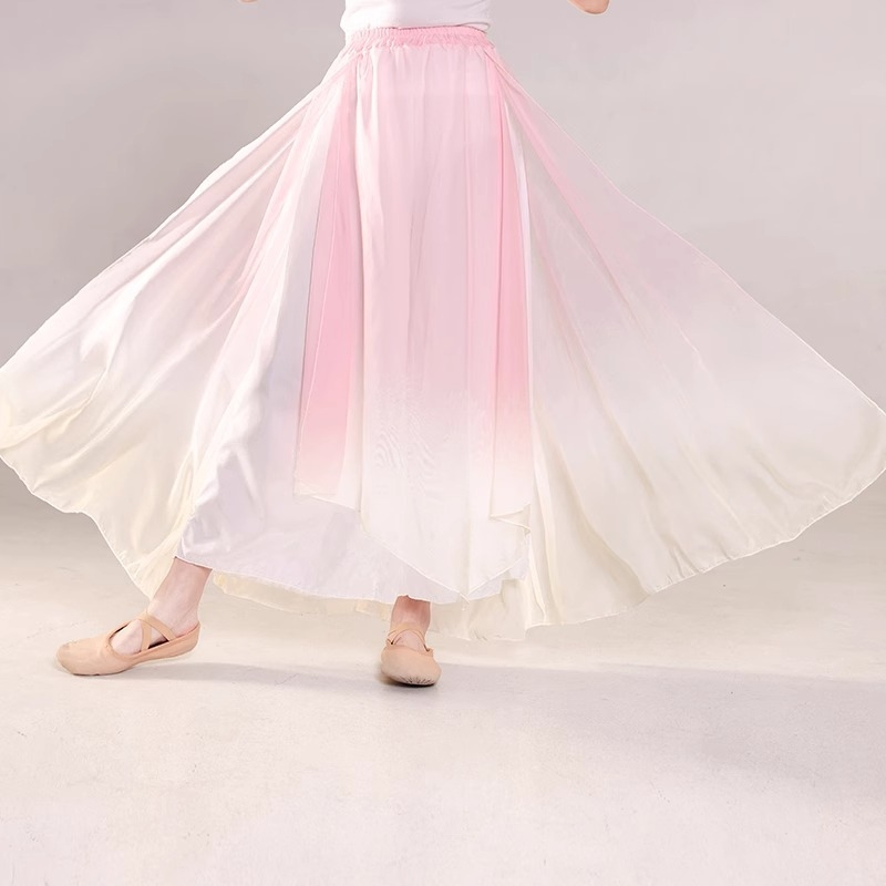 Dječji etnički plesni kostim, gazasta tkanina, stil kineskog vjetra, materijal kemijska vlakna, 85% poliester, meka obrada, za djevojčice