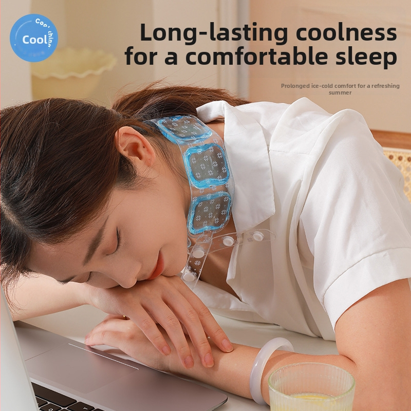 Chladivý nákrčník – Nordic štýl, TPU látka, PCM výplň, na prevenciu prehrievania a chladenie