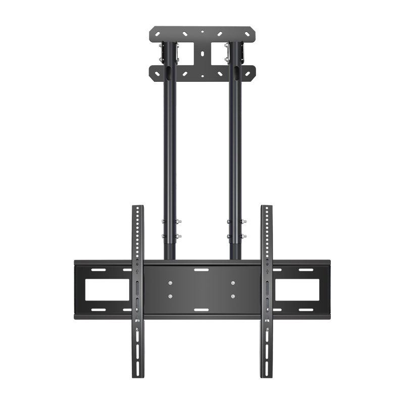 Mennyezeti TV-tartó többképernyős kijelzőkhöz, vas keret, falra szerelhető, 15 kg-ig terhelhető, univerzális mindent-in-egyben kiegészítő