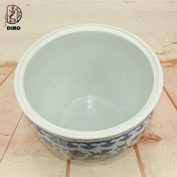 Κεραμικός στρογγυλός βάζος αποθήκευσης με καπάκι, χωρητικότητα 5 L ή περισσότερο, κατάλληλο για φούρνο μικροκυμάτων, δυνατότητα προσαρμογής