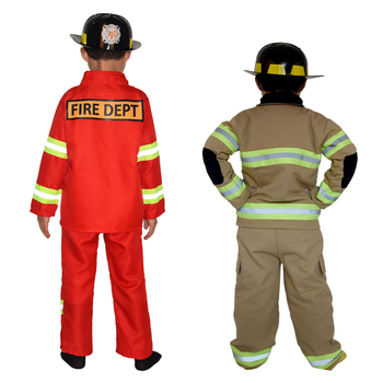 Σετ πυροσβέστη για παιδιά – unisex σκηνικό κοστούμι, 100% πολυεστέρας, χωρίς γιακά, μάρκα Hongwei