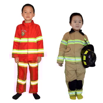 Σετ πυροσβέστη για παιδιά – unisex σκηνικό κοστούμι, 100% πολυεστέρας, χωρίς γιακά, μάρκα Hongwei