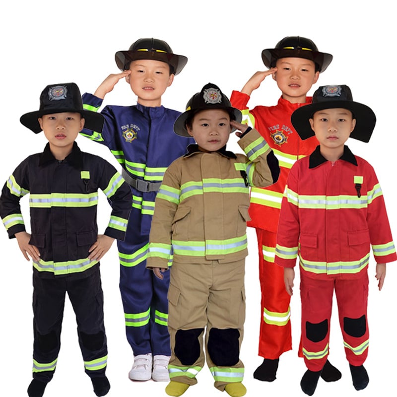 Σετ πυροσβέστη για παιδιά – unisex σκηνικό κοστούμι, 100% πολυεστέρας, χωρίς γιακά, μάρκα Hongwei