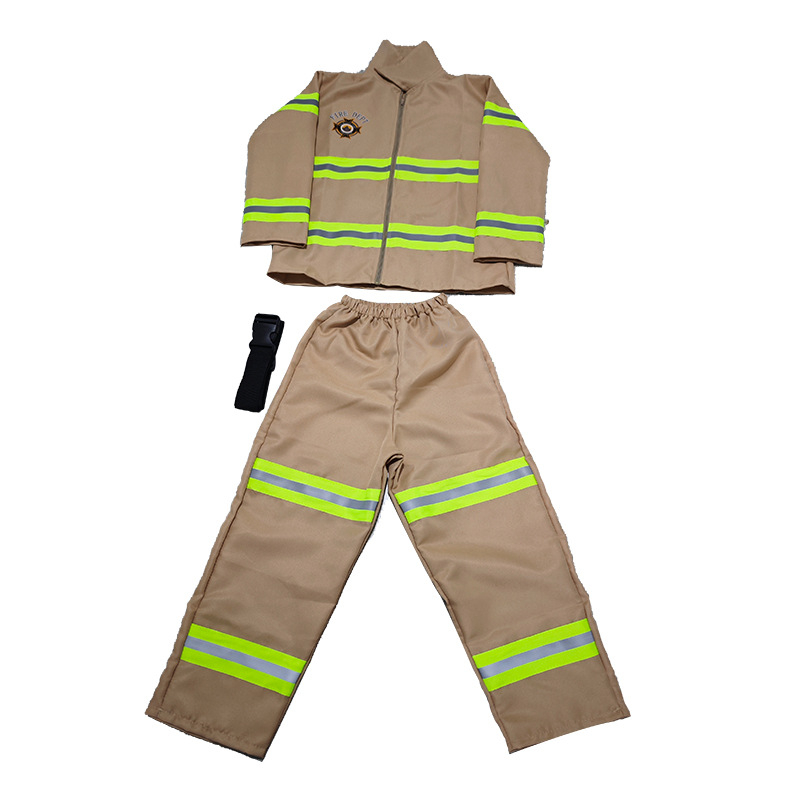 Σετ πυροσβέστη για παιδιά – unisex σκηνικό κοστούμι, 100% πολυεστέρας, χωρίς γιακά, μάρκα Hongwei