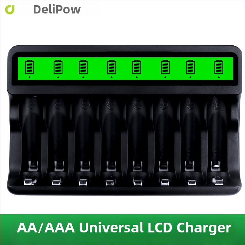 Delipow Încărcător Ni-MH AA pentru baterii, intrare 5V2A, ieșire 1.2V2A, CE certificat
