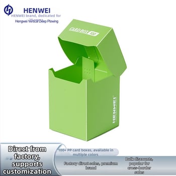 Henwei kutija za pohranu kartica za društvene igre, kapacitet 100+ skupova kartica, plastika, debljina 0,71 mm