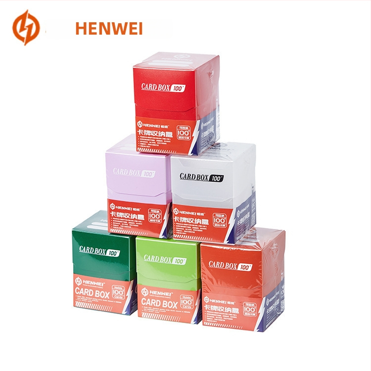 Henwei kutija za pohranu kartica za društvene igre, kapacitet 100+ skupova kartica, plastika, debljina 0,71 mm