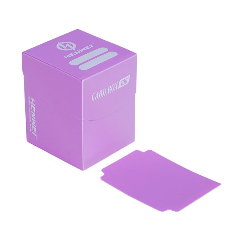 Henwei kutija za pohranu kartica za društvene igre, kapacitet 100+ skupova kartica, plastika, debljina 0,71 mm