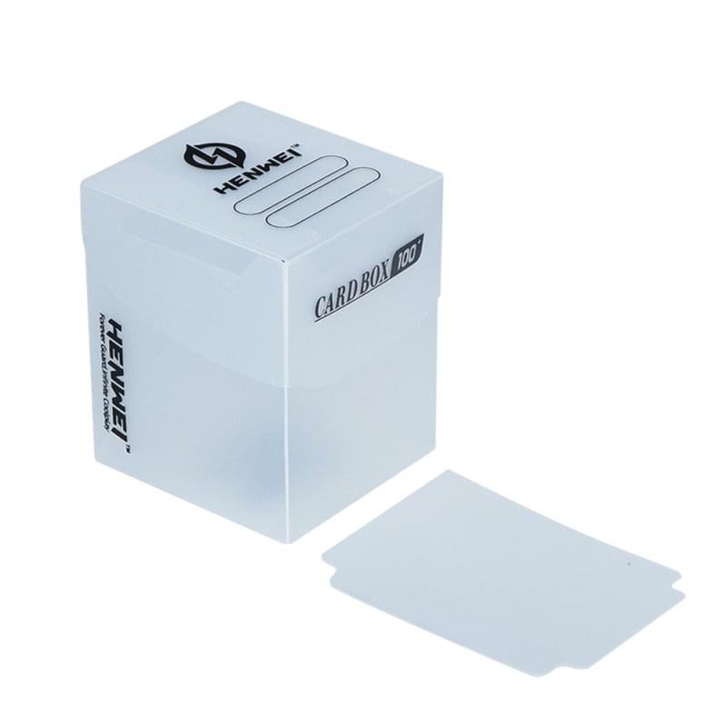 Henwei kutija za pohranu kartica za društvene igre, kapacitet 100+ skupova kartica, plastika, debljina 0,71 mm