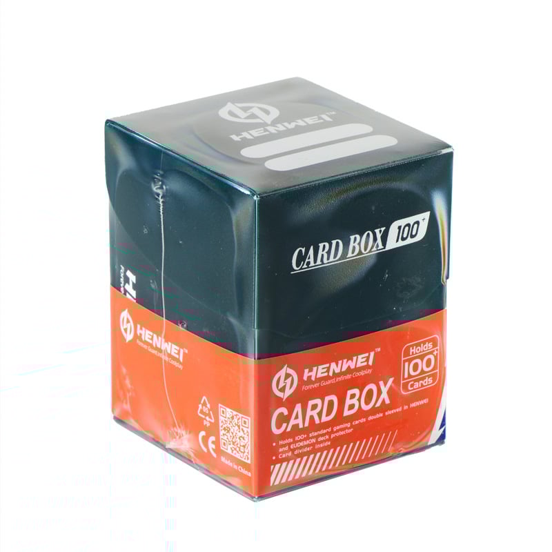Henwei kutija za pohranu kartica za društvene igre, kapacitet 100+ skupova kartica, plastika, debljina 0,71 mm
