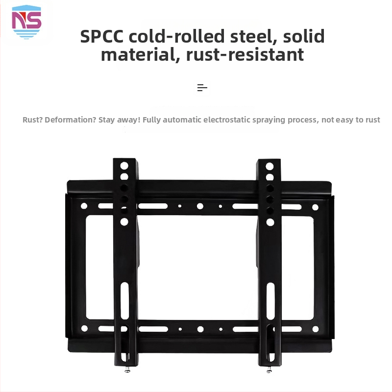 TV‑fali tartó lengő és teleszkópos beállítással, vas keret, mechanikus vezérlés, teherbírás több mint 15 kg