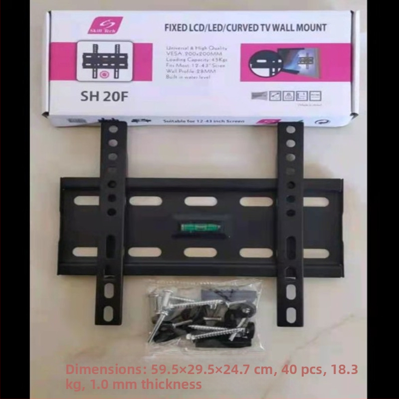 TV‑fali tartó lengő és teleszkópos beállítással, vas keret, mechanikus vezérlés, teherbírás több mint 15 kg