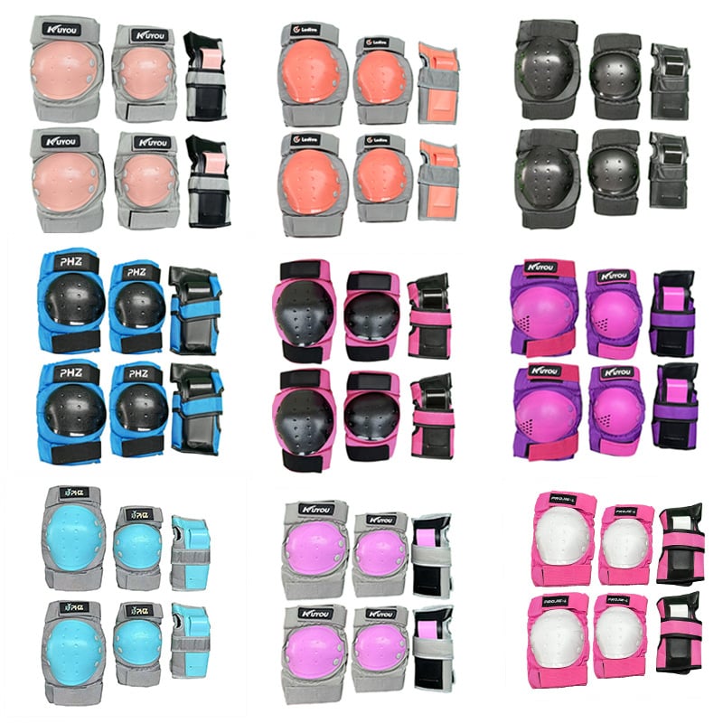 Jedinstveni set zaštite za skateboard i rolanje — zaštitne podloge za dlan, lakat i koljeno, pjena kao glavni materijal, univerzalno korištenje