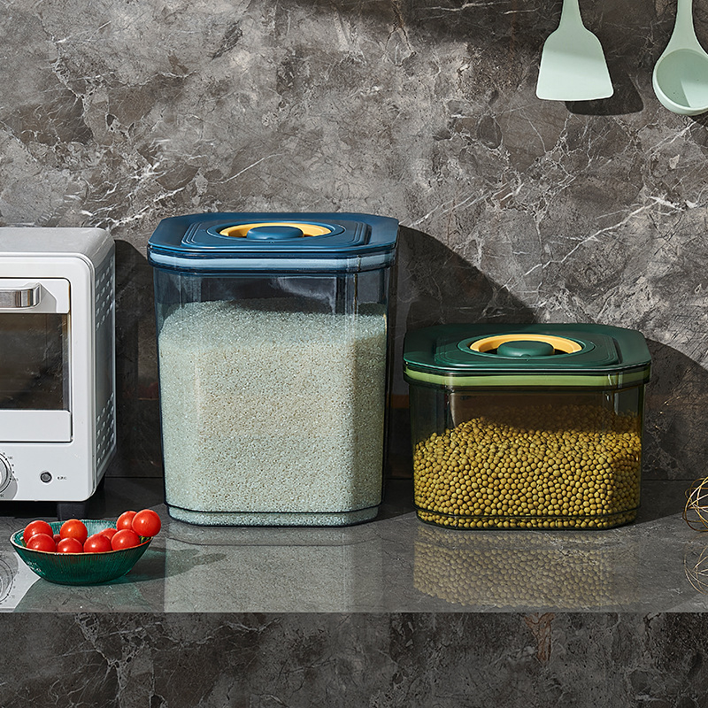 Κουτί αποθήκευσης ρυζιού με σφράγιση υπό κενό, ανθεκτικό στην υγρασία και στα έντομα, ελαφρώς πολυτελής σχεδίαση, δυνατότητα εκτύπωσης λογότυπου