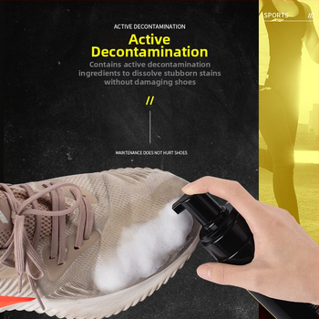 Sada na čistenie topánov so sprejom na suché čistenie, bublinkovou penou a čistiacim voskom; 48 kusov v krabici; moderný minimalistický štýl; dezinfekcia