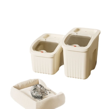 Οικιακό κουτί αποθήκευσης ρυζιού — ανθεκτικό στην υγρασία και στα έντομα, υλικό PP, χωρητικότητα 10 L ή περισσότερη, δυνατότητα εκτύπωσης λογότυπου