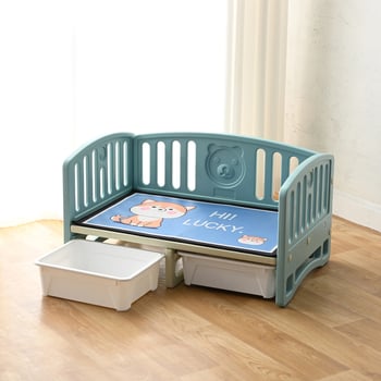 Κρεβάτι σκύλου από HDPE, για όλες τις εποχές, αναπνεύσιμο, πλένεται, εύκολη εγκατάσταση