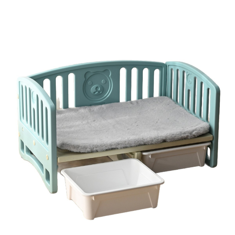 Κρεβάτι σκύλου από HDPE, για όλες τις εποχές, αναπνεύσιμο, πλένεται, εύκολη εγκατάσταση