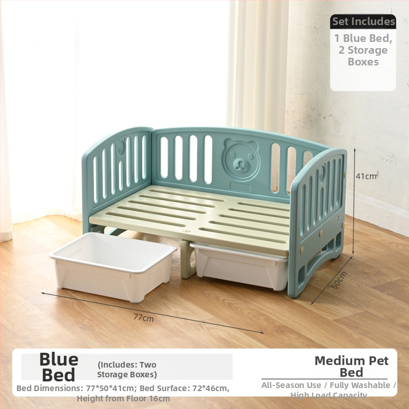 Κρεβάτι σκύλου από HDPE, για όλες τις εποχές, αναπνεύσιμο, πλένεται, εύκολη εγκατάσταση