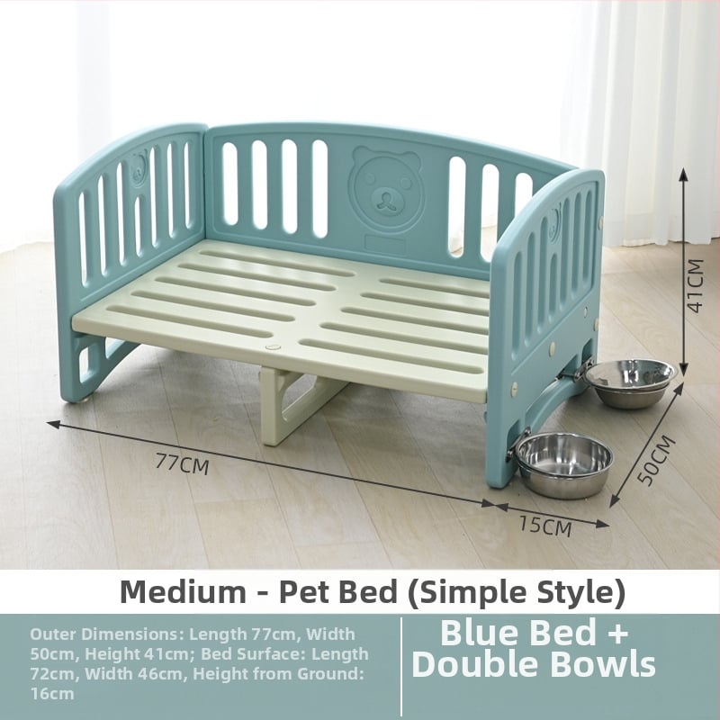 Κρεβάτι σκύλου από HDPE, για όλες τις εποχές, αναπνεύσιμο, πλένεται, εύκολη εγκατάσταση