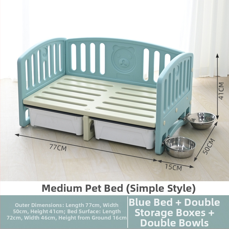 Κρεβάτι σκύλου από HDPE, για όλες τις εποχές, αναπνεύσιμο, πλένεται, εύκολη εγκατάσταση