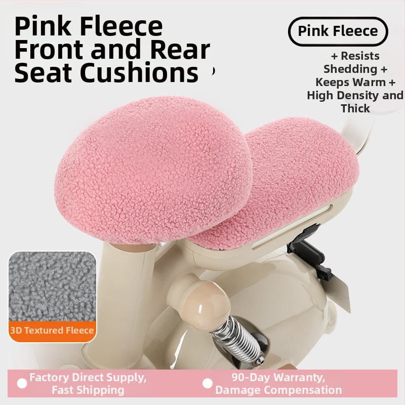 Κάλυμμα καλύμμα καθίσματος ηλεκτρικού ποδηλάτου, χειμερινό φλίς, παχύτερο, Huiying, με εκτύπωση λογότυπου, δυνατότητα προσαρμογής