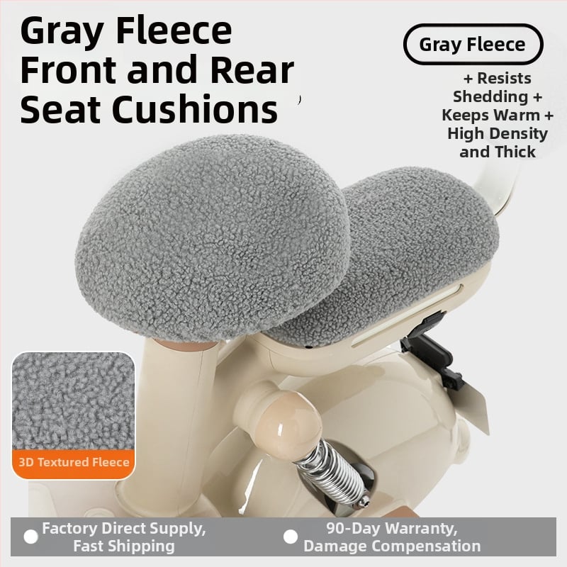 Κάλυμμα καλύμμα καθίσματος ηλεκτρικού ποδηλάτου, χειμερινό φλίς, παχύτερο, Huiying, με εκτύπωση λογότυπου, δυνατότητα προσαρμογής