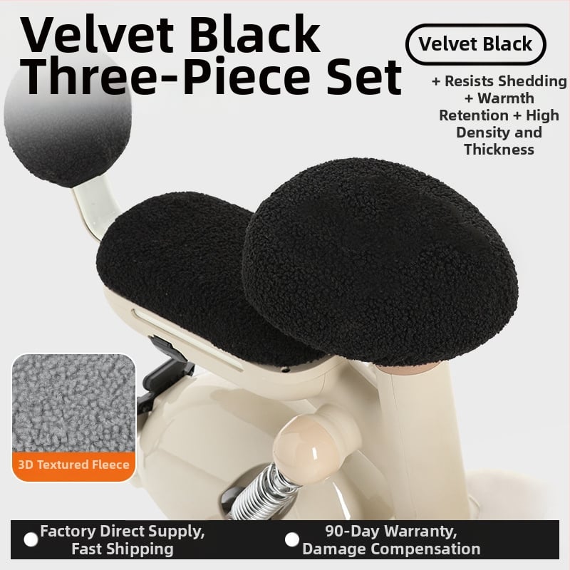 Κάλυμμα καλύμμα καθίσματος ηλεκτρικού ποδηλάτου, χειμερινό φλίς, παχύτερο, Huiying, με εκτύπωση λογότυπου, δυνατότητα προσαρμογής