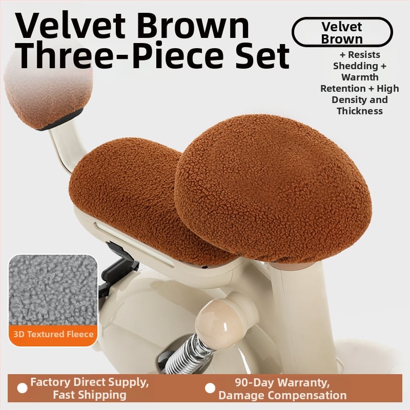 Κάλυμμα καλύμμα καθίσματος ηλεκτρικού ποδηλάτου, χειμερινό φλίς, παχύτερο, Huiying, με εκτύπωση λογότυπου, δυνατότητα προσαρμογής