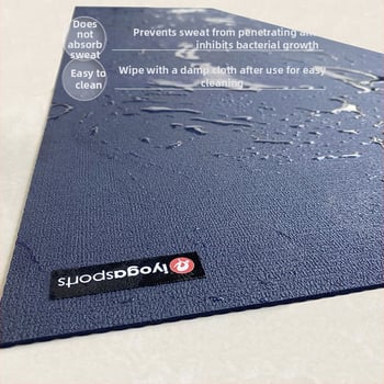 Sklopiva putna joga prostirka — ultra-tanka, izdržljiva, PER materijal, 1,2 kg, 2 mm, jednobojni uzorak, IyogaSports