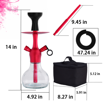 Dadun Hookah set – aluminijska legura + staklo, porijeklo Zhejiang, prilagodljivo