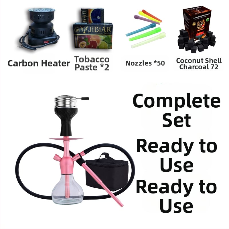 Dadun Hookah set – aluminijska legura + staklo, porijeklo Zhejiang, prilagodljivo