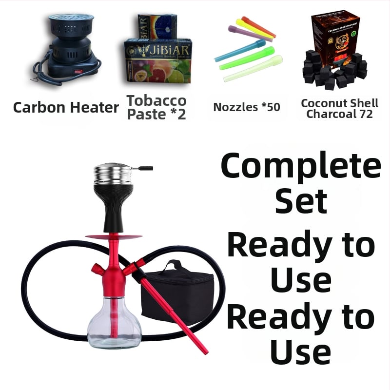 Dadun Hookah set – aluminijska legura + staklo, porijeklo Zhejiang, prilagodljivo