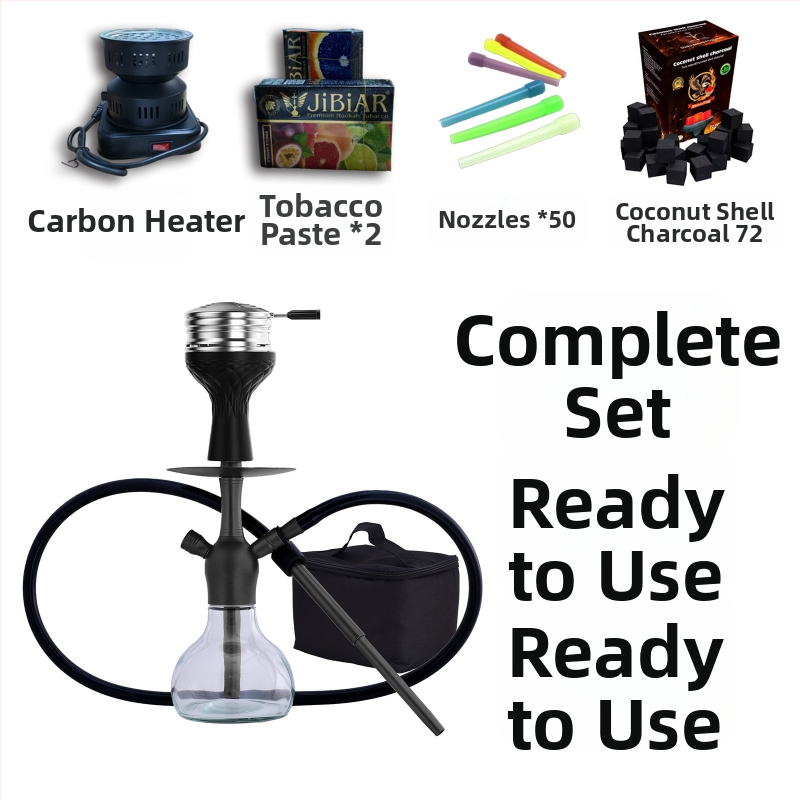 Dadun Hookah set – aluminijska legura + staklo, porijeklo Zhejiang, prilagodljivo