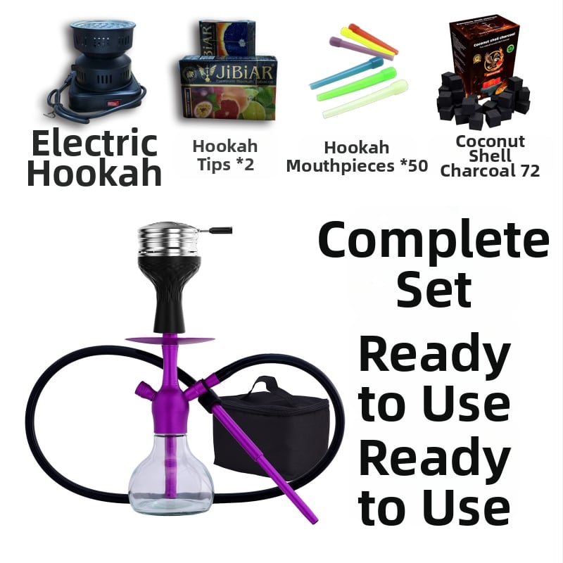 Dadun Hookah set – aluminijska legura + staklo, porijeklo Zhejiang, prilagodljivo