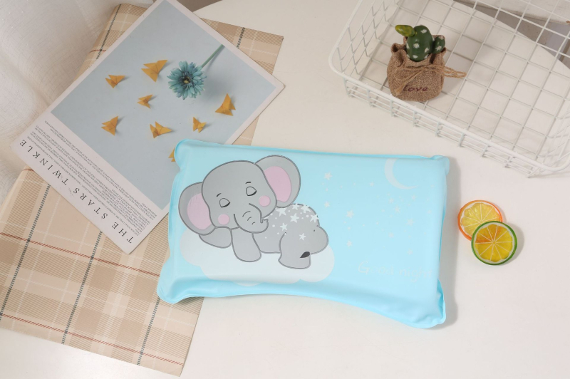 Jégpárna légáteresztő PVC anyaggal, jégkristály töltet, víztáska, rajzfilm dizájn, testreszabható hűtő párna