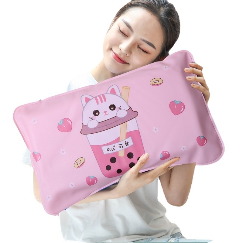 Jégpárna légáteresztő PVC anyaggal, jégkristály töltet, víztáska, rajzfilm dizájn, testreszabható hűtő párna