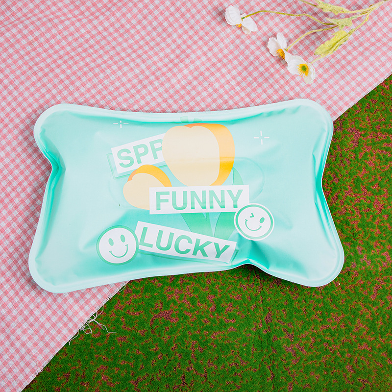 Jégpárna légáteresztő PVC anyaggal, jégkristály töltet, víztáska, rajzfilm dizájn, testreszabható hűtő párna