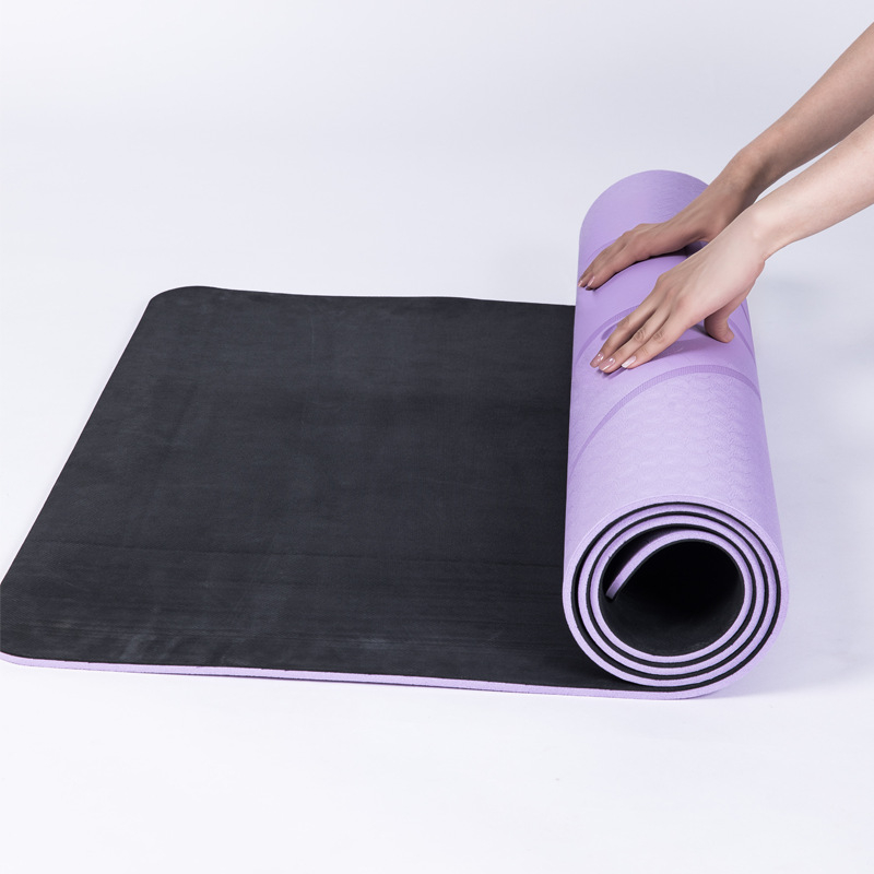 Joga prostirka - TPE+guma, debljina 10 mm, težina 1200 g, protuklizna površina