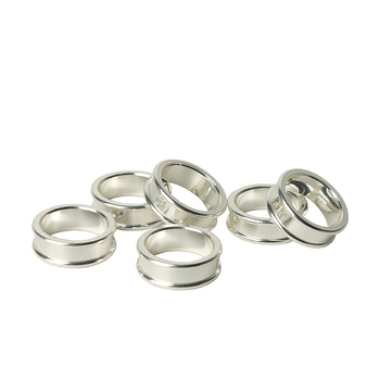 Metalni ukrasni prsten za DIY izradu lula – dodatak za lula, ispis logotipa, prilagodljiv, pakiranje 100 kom