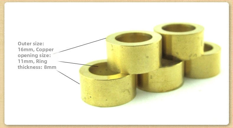 Metalni ukrasni prsten za DIY izradu lula – dodatak za lula, ispis logotipa, prilagodljiv, pakiranje 100 kom