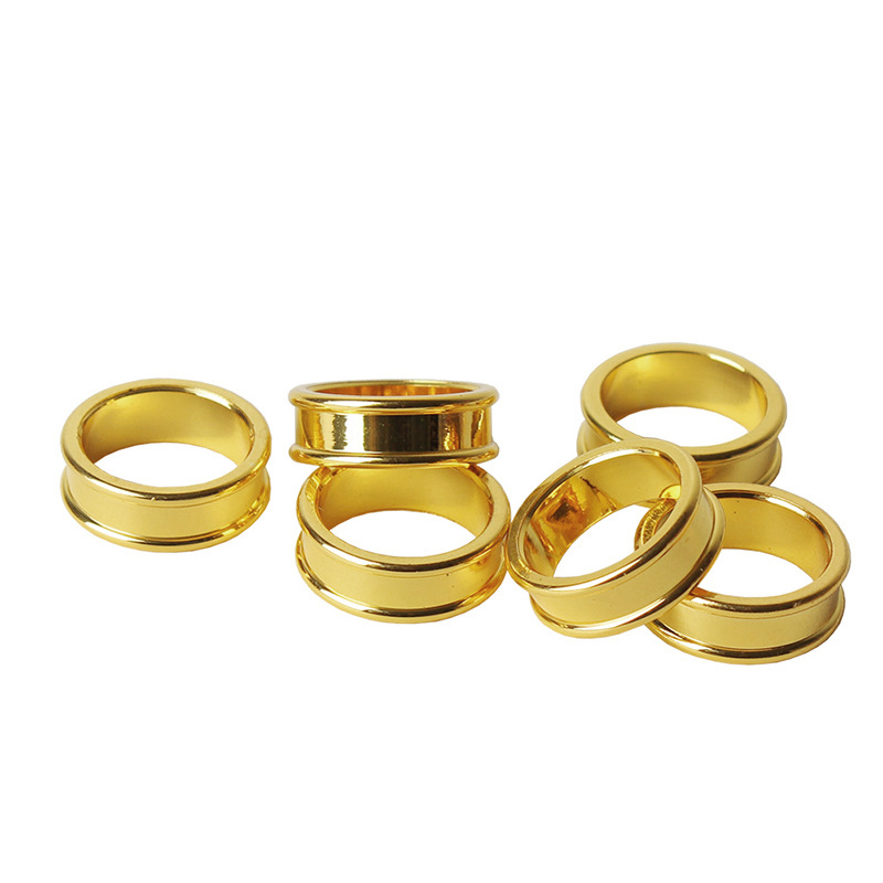 Metalni ukrasni prsten za DIY izradu lula – dodatak za lula, ispis logotipa, prilagodljiv, pakiranje 100 kom