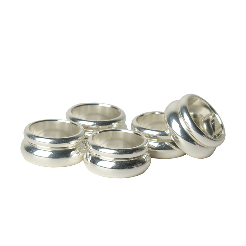 Metalni ukrasni prsten za DIY izradu lula – dodatak za lula, ispis logotipa, prilagodljiv, pakiranje 100 kom