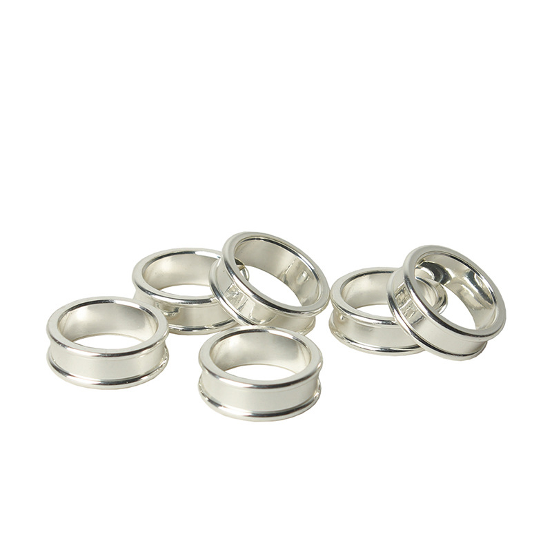 Metalni ukrasni prsten za DIY izradu lula – dodatak za lula, ispis logotipa, prilagodljiv, pakiranje 100 kom